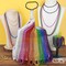 200PCS Mardi Gras Beads, Metallic 12 kinds Bead Necklace Party Favors, 33" Mardi Gras Necklace Bulk Accessories Stuff, Festival Parade Throw for Wedding Birthday Mardi Gras Celebrations Decorations
